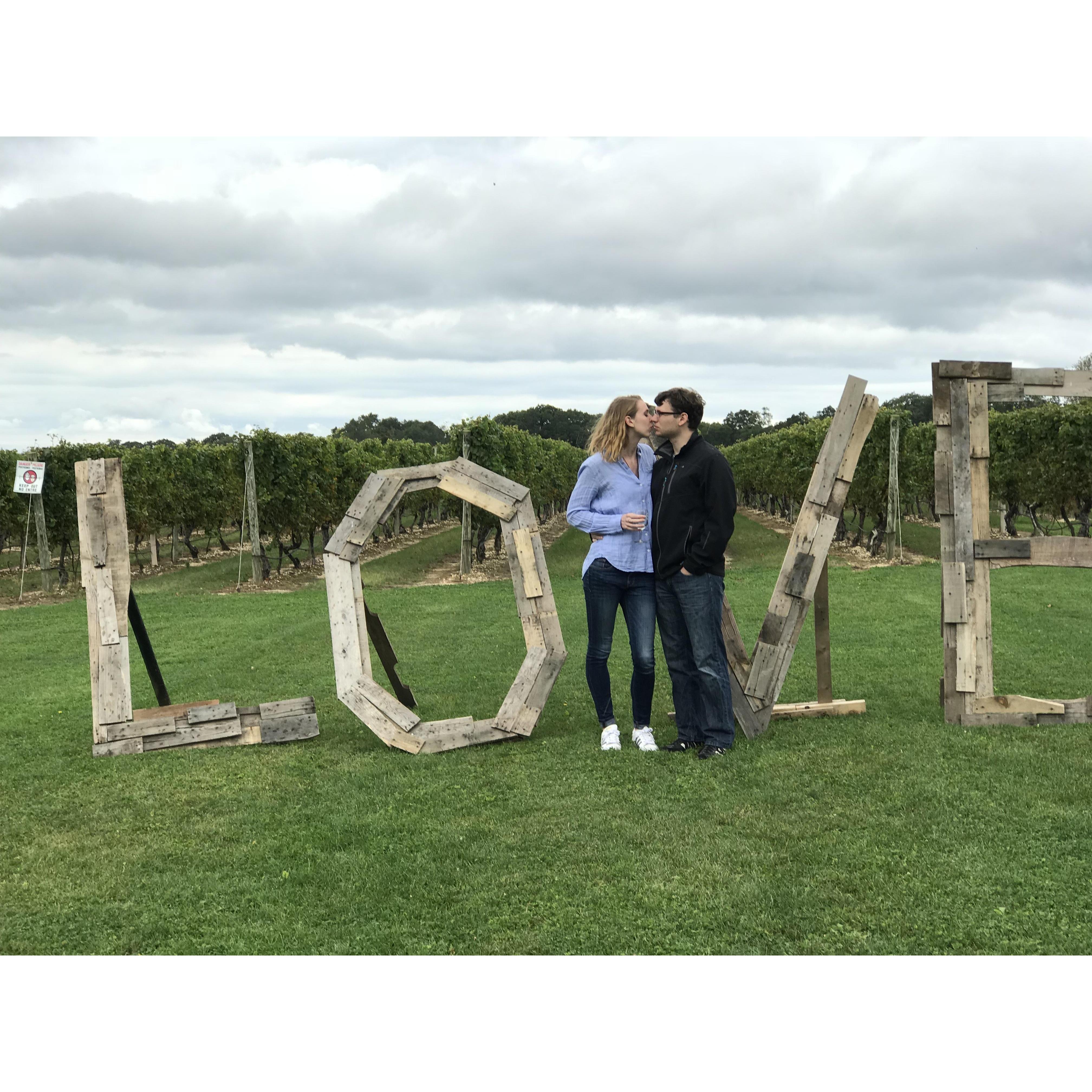 Long Island winery, September 2017