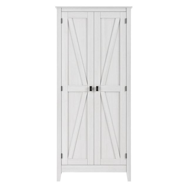 71.9" Brookside Wide Storage Cabinet Sandy Pine - Room & Joy