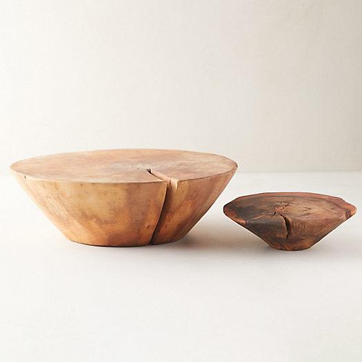 Conical Wood Serving Stand