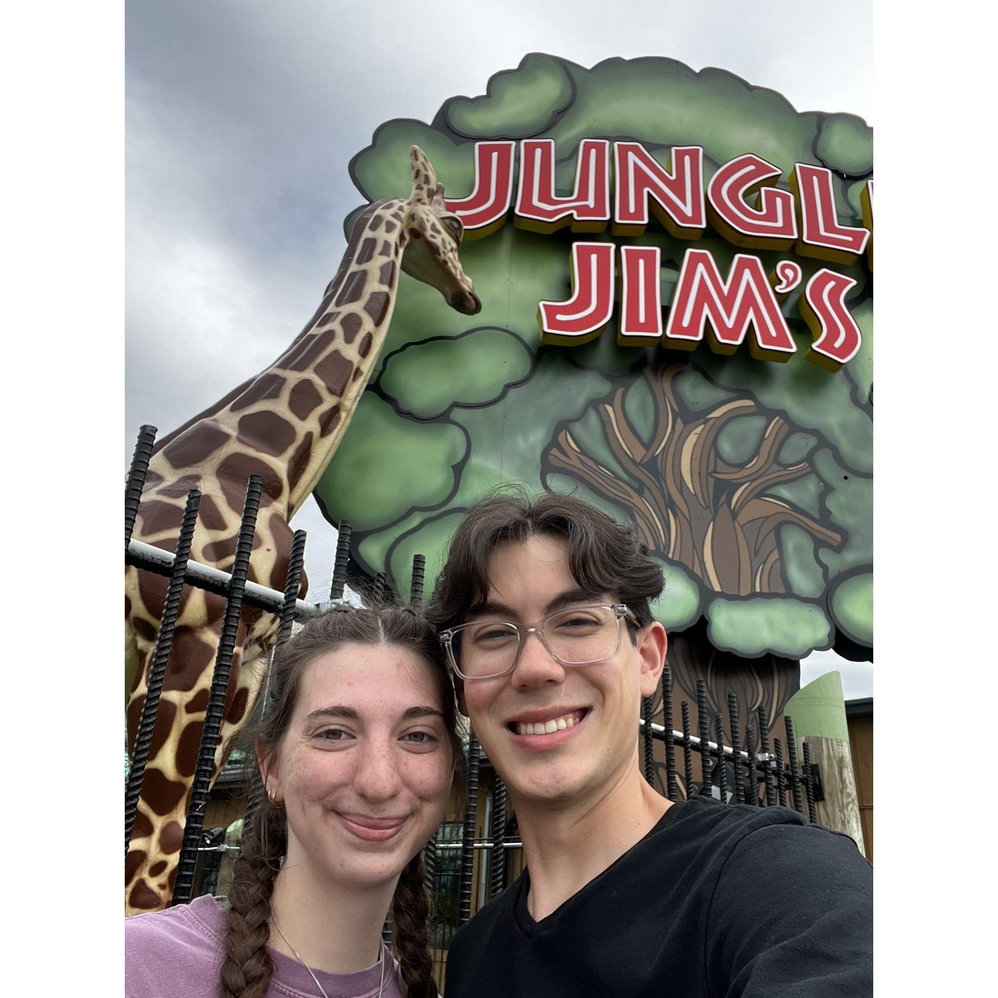 Jess' first trip to Jungle Jim's