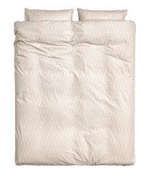 Patterned Duvet Cover Set