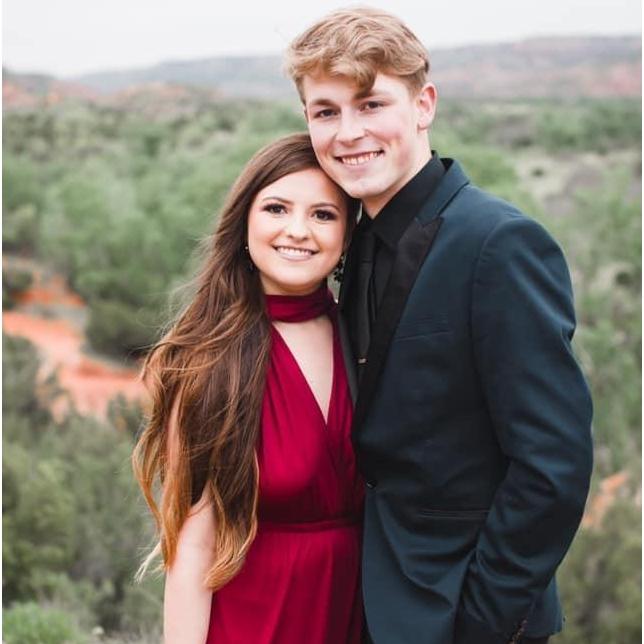 This photo was taken in Palo Duro Canyon by Kayla Smith Photography.