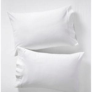 Ultrasoft Comfort Flannel Pillowcases, Set of Two - White, King