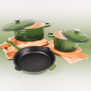 Neo 5-Piece Dutch Oven & Fry Pan Set