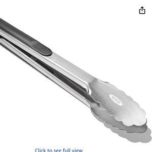 OXO Good Grips 12-Inch Stainless-Steel Locking Tongs