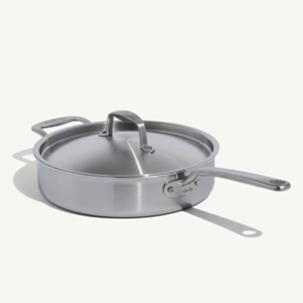 Made In | 3.5 Quart Stainless Clad Sauté Pan