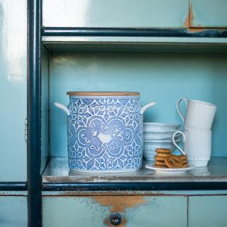 Uccello Blu Biscotti Jar
