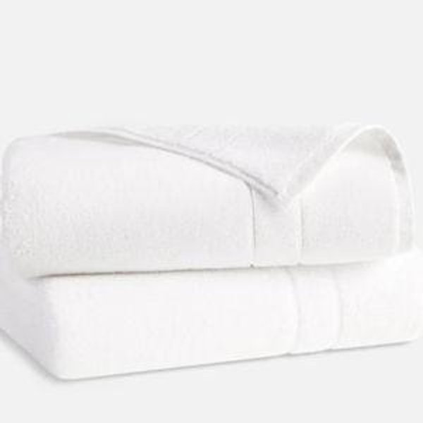 White Super-Plush Turkish Cotton Bath Towels