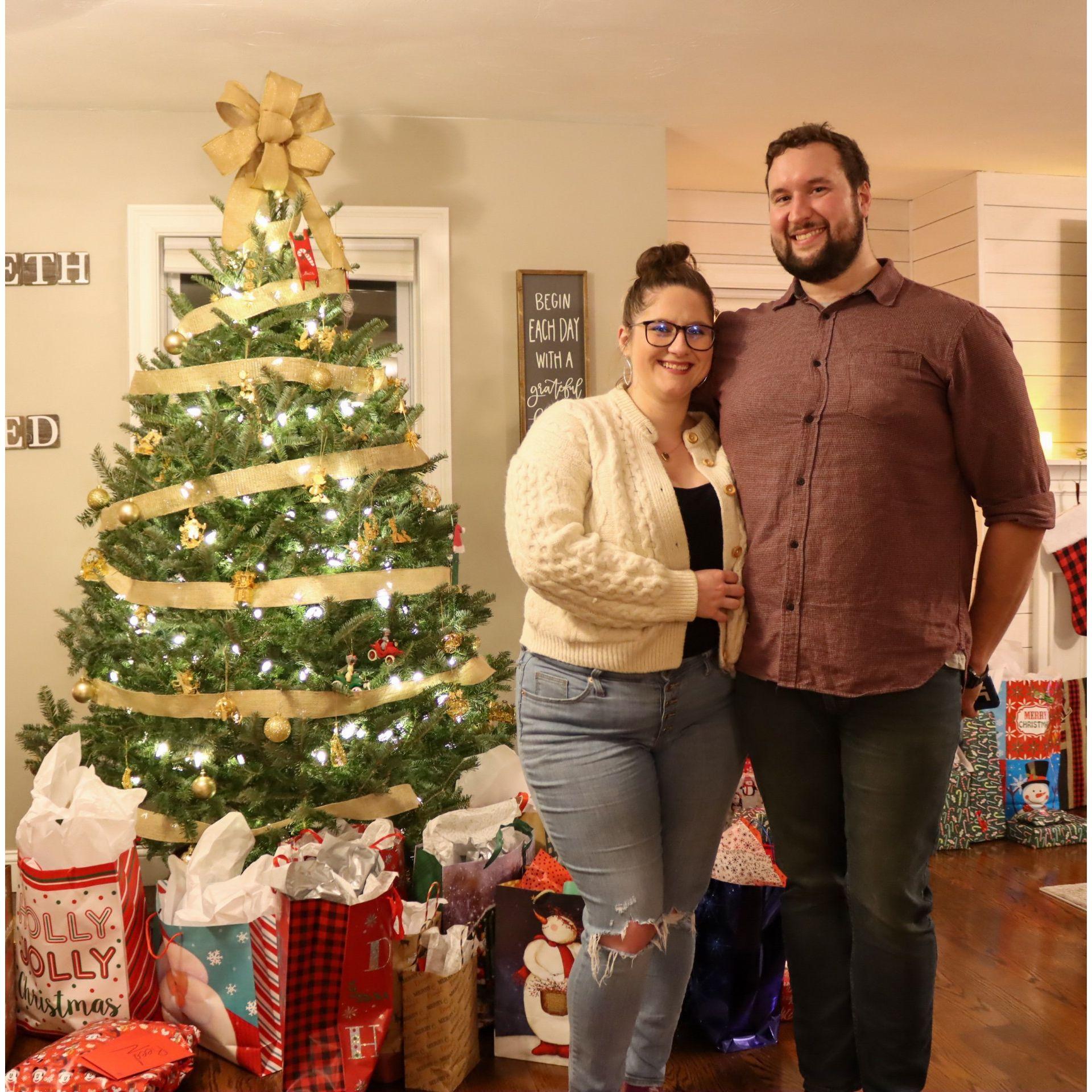 Our first Christmas together, December 2022