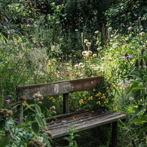 Bench for watching sunsets