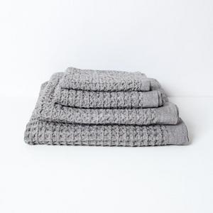 Lattice Towel - Wash Cloth - Grey
