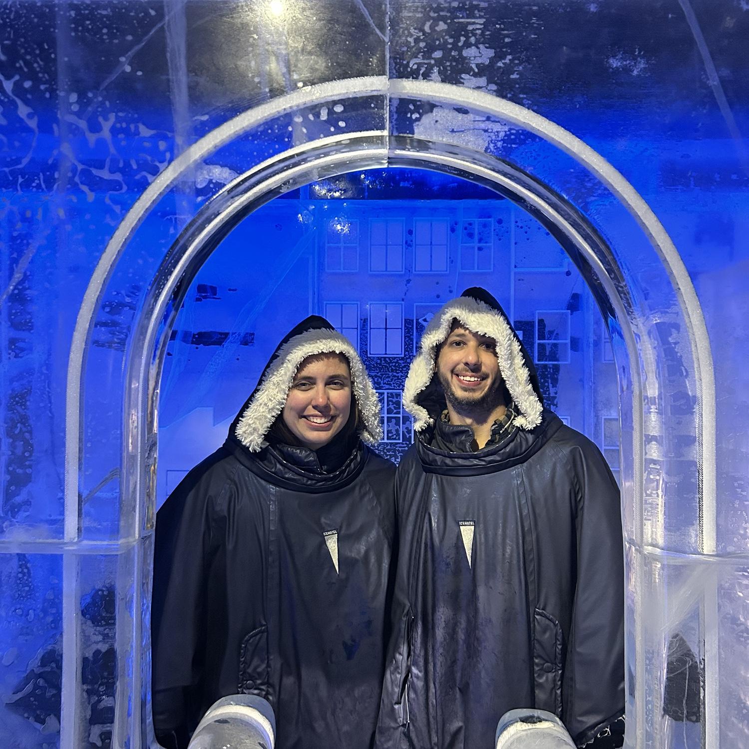📍Freezing at the Ice Bar in Stockholm