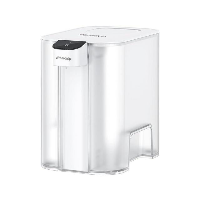 Waterdrop Mega Electric Water Filter Pitcher, Dispenser, 200-Gallon, 5X Times Long-Life Filtered Water Pitchers, NSF/ANSI 42&53&401&372, Reduce Chlorine, Lead, PFAS, 27-Cup, White, with 1 Filter