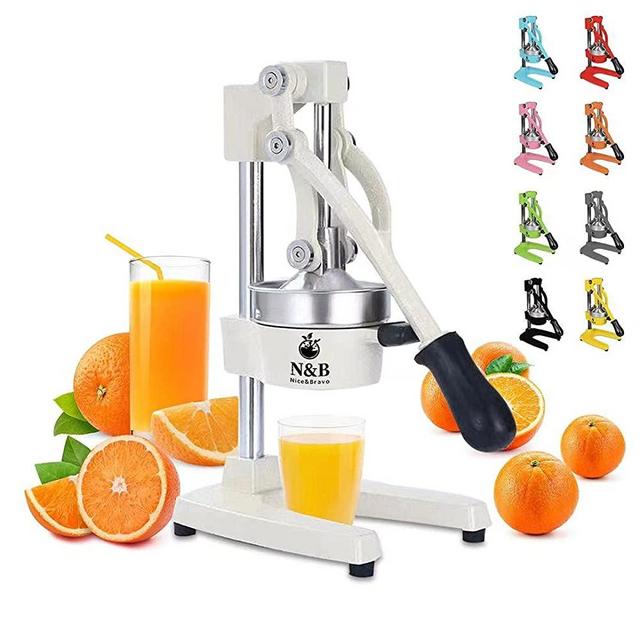 N&B NICE&BRAVO Professional Commercial Citrus Juicer Manual Citrus Press Orange Squeezer Heavy Duty Manual Orange Juicer Lemon Upgrade Premium Quality