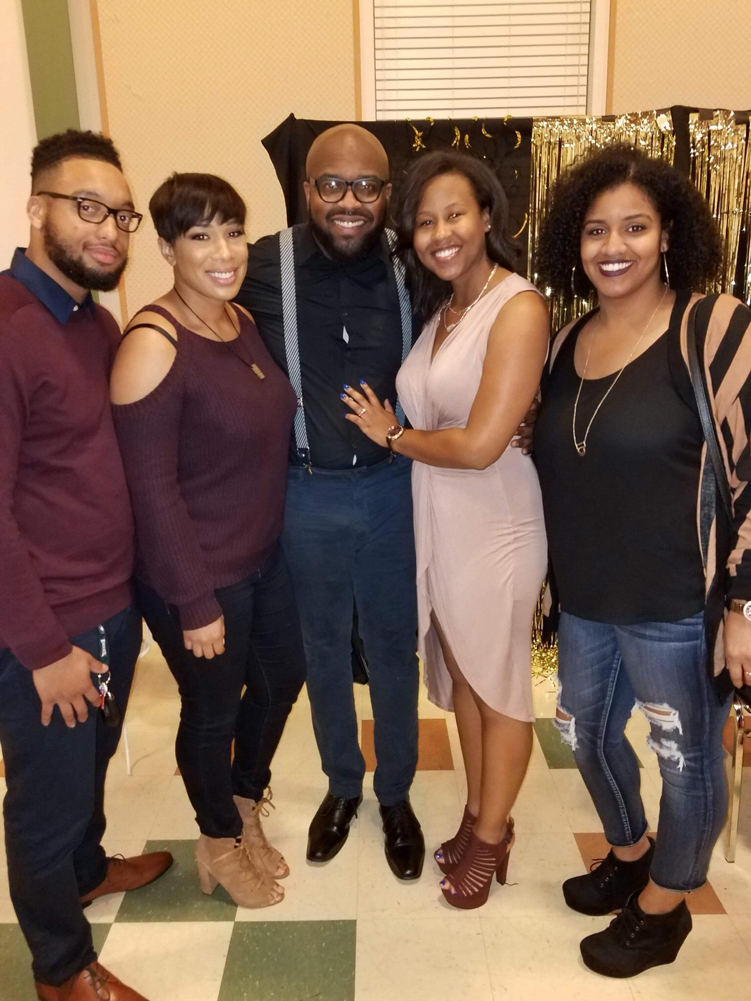Celebrating David and Ebony’s engagement!