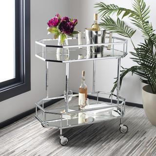 Silva 2-Tier Octagon Bar Cart