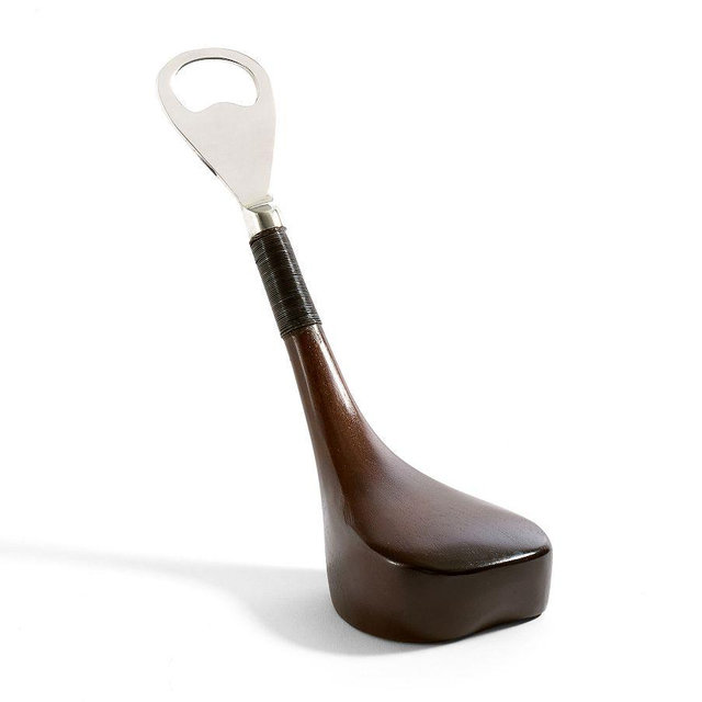 Golf Club Bottle Opener - Brown/Gold