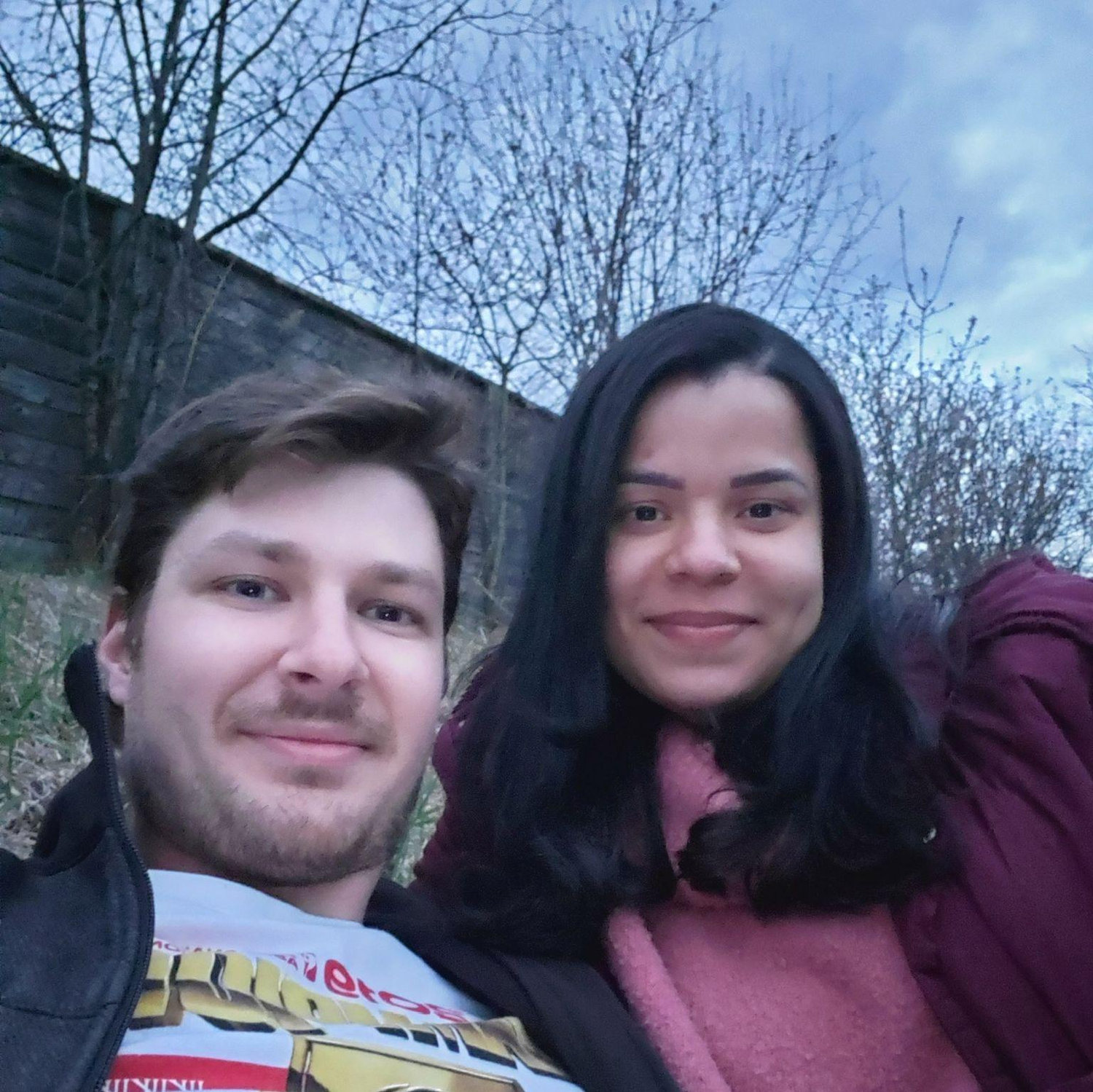 Our first picture together.