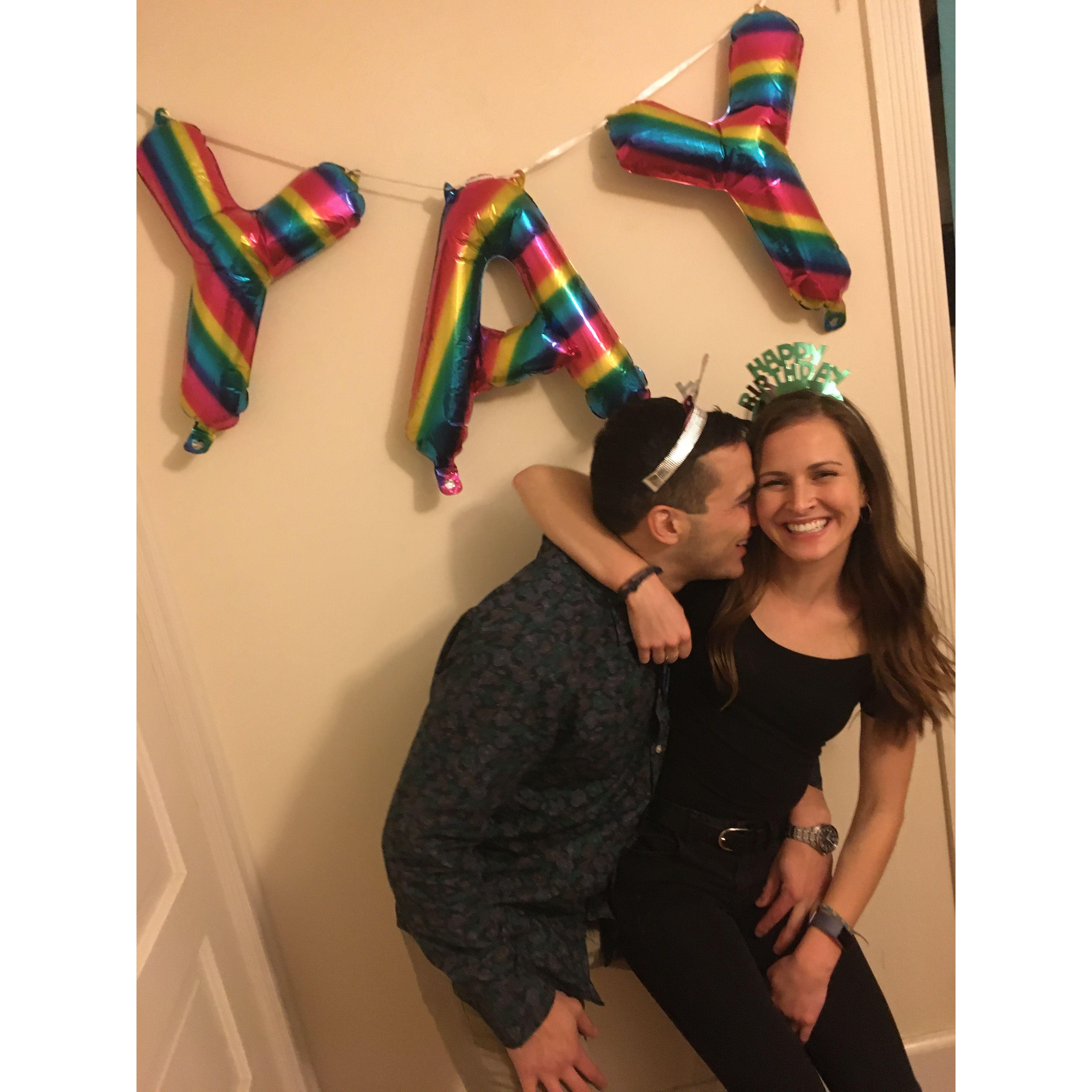 Sharing the same birthday is fun!