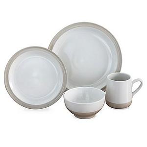 BAUM - Baum Grayden 16-Piece Dinnerware Set in White