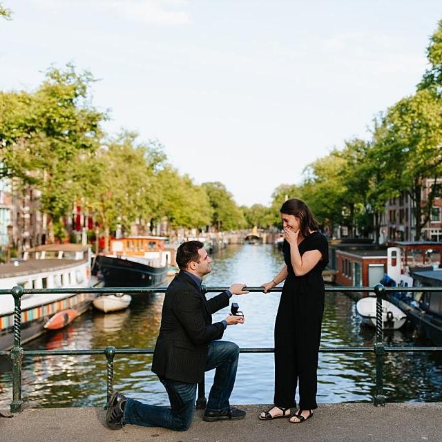 The bridge where it all happened in Amsterdam!