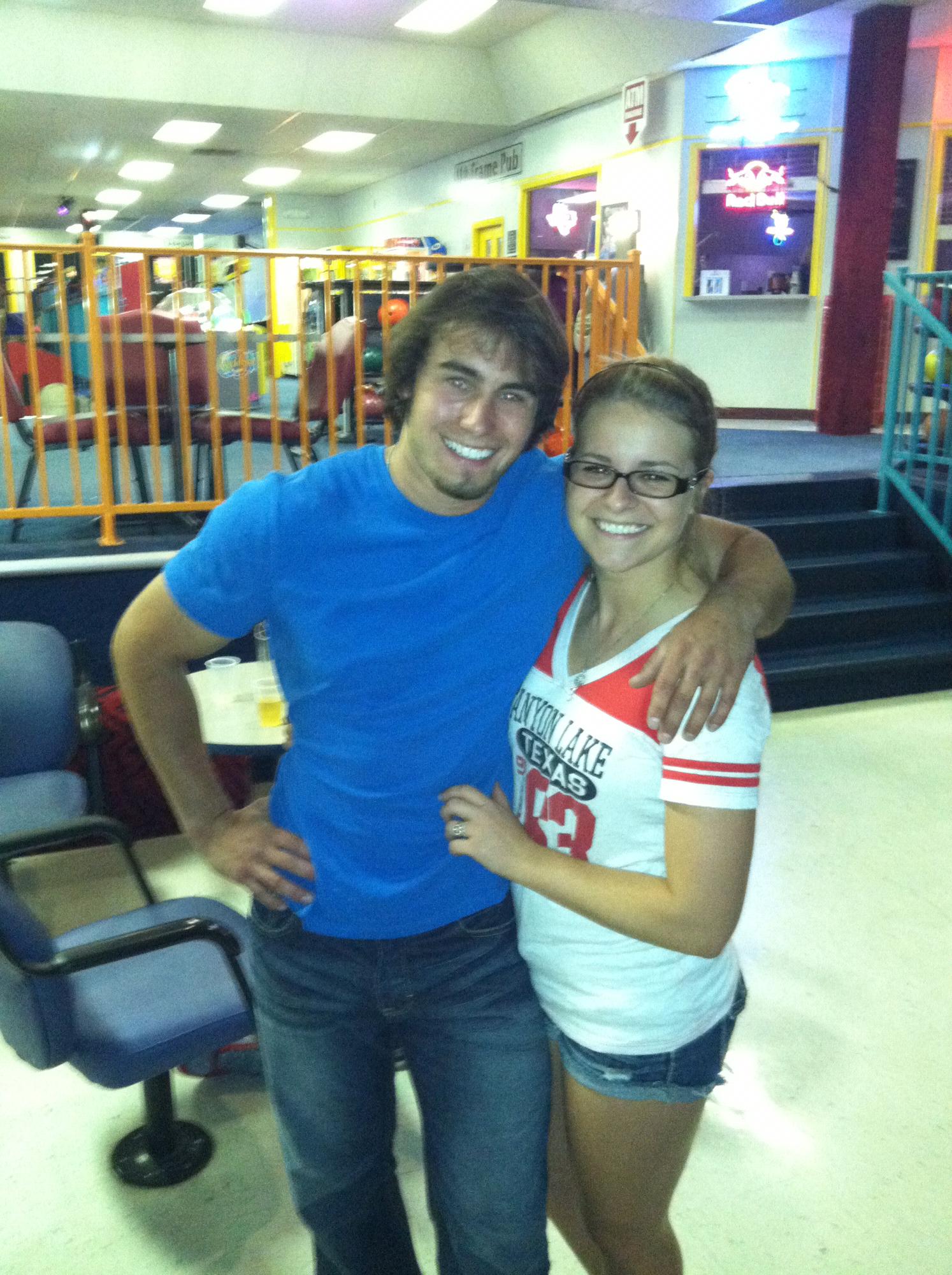 Our first photo together!