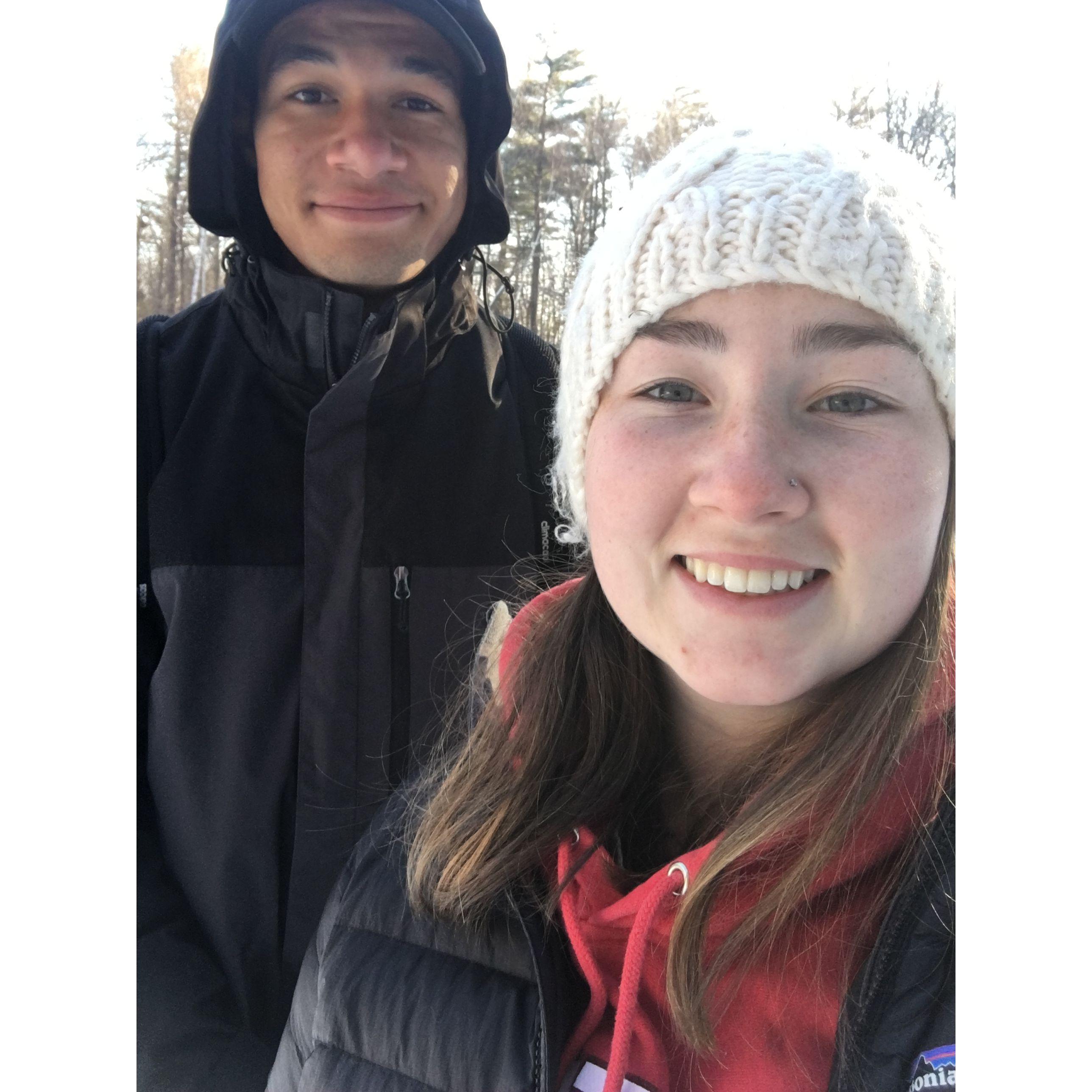 Climbing Mount Monadnock