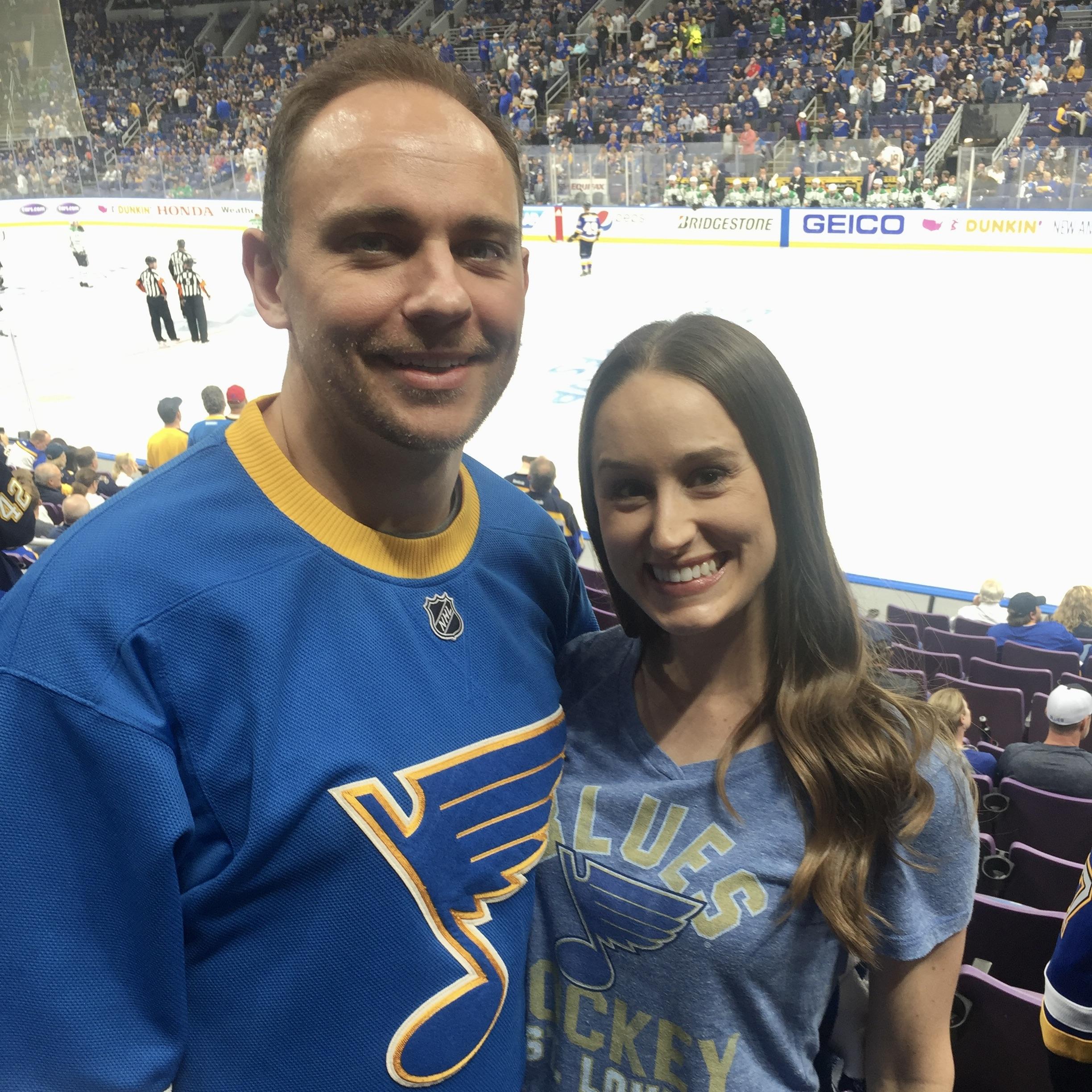 Stopped in St. Louis for game 7 of the 2019 Western Conference. Blues won in double overtime!