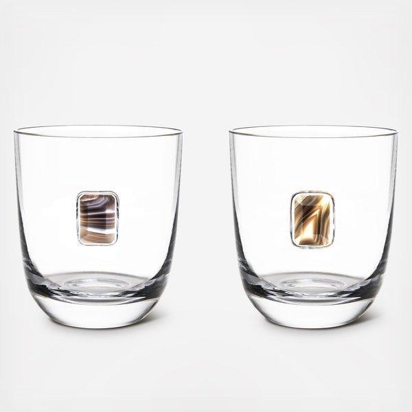ANNA New York Elevo Old Fashioned Glasses