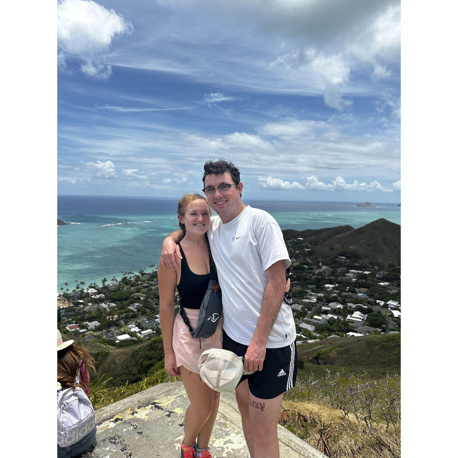 Hiking to Lanikai Pillboxes during summer 2023