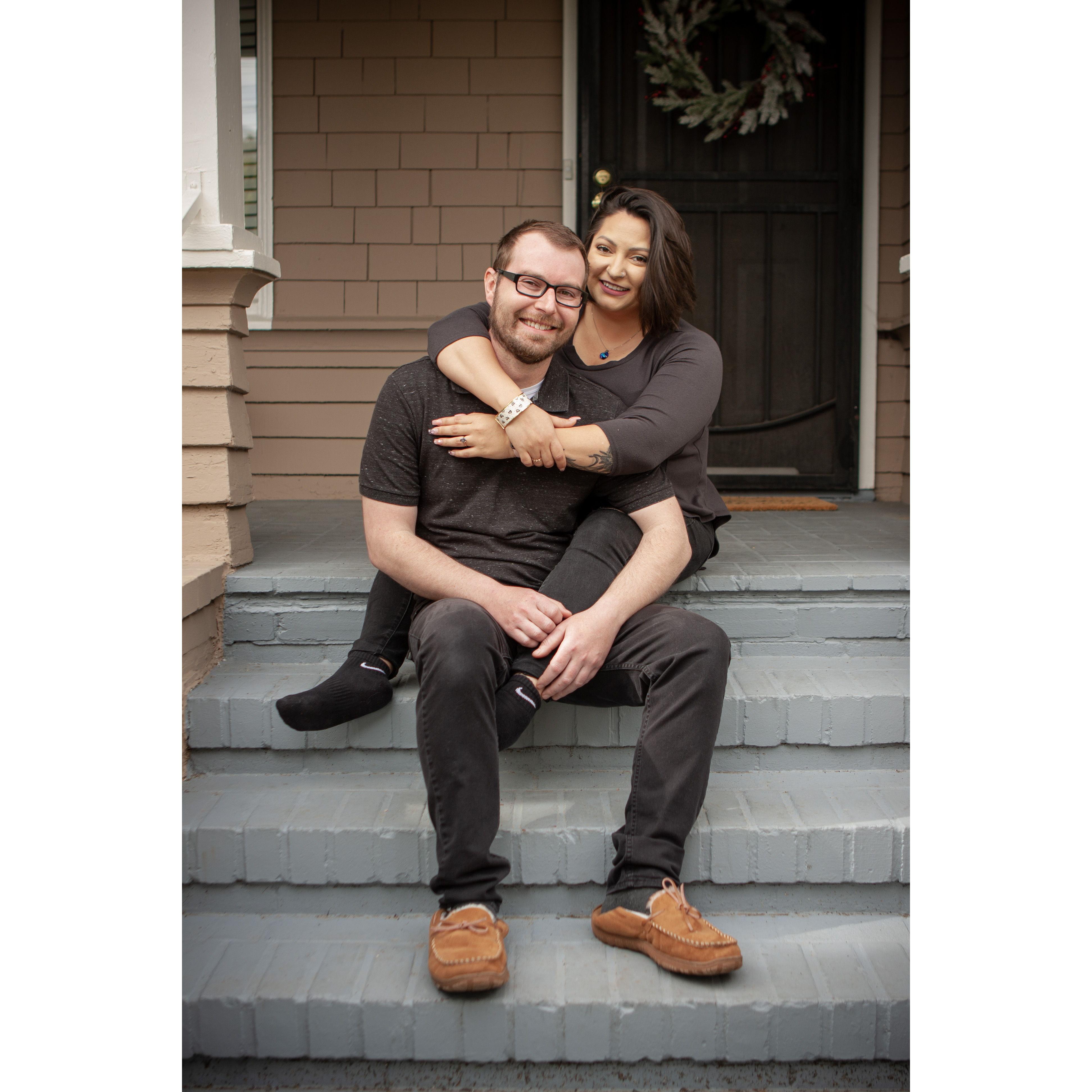 Our first home was bought this year!