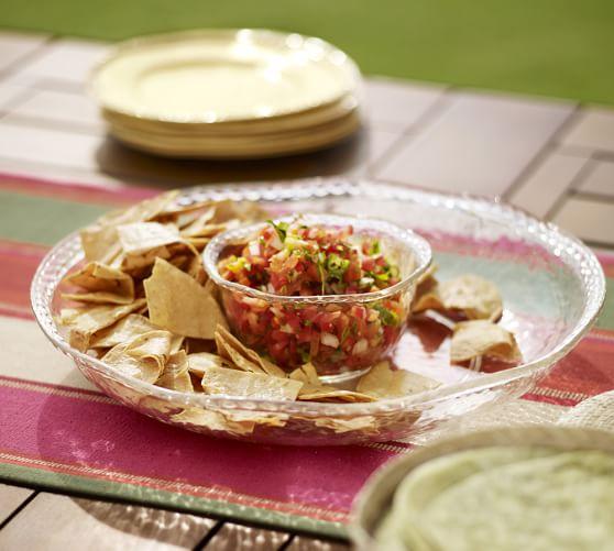 Rope Polycarb Chip & Dip, Clear