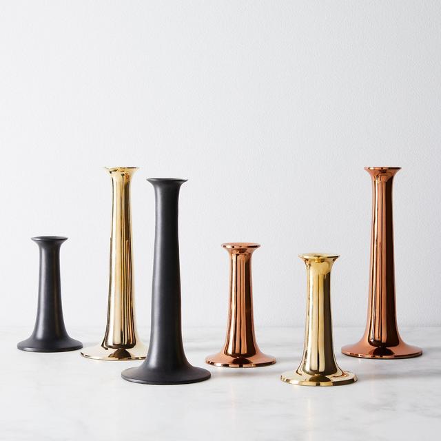 Modern Candlesticks (Short Set of 2)