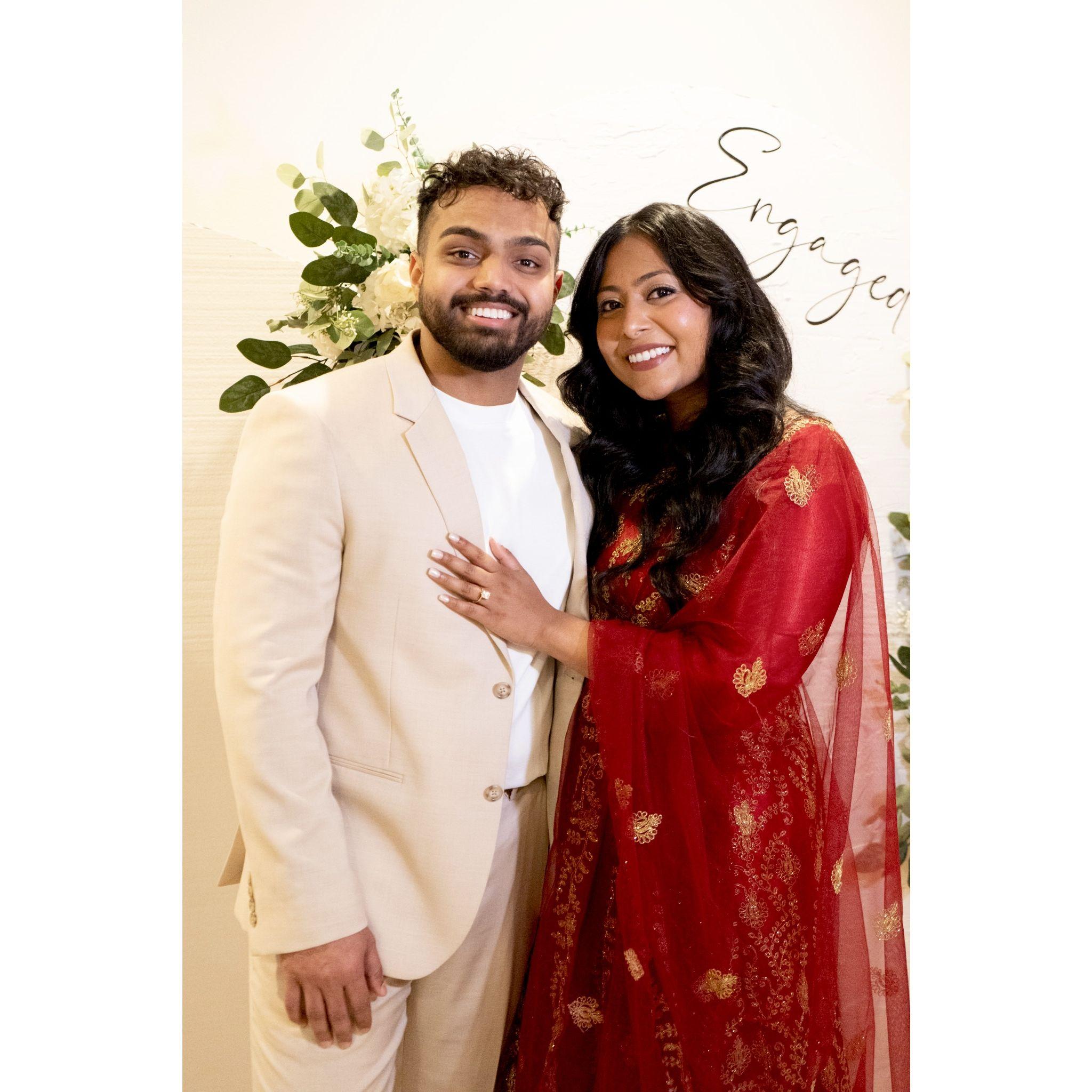 Our Indian Engagement in Seattle.