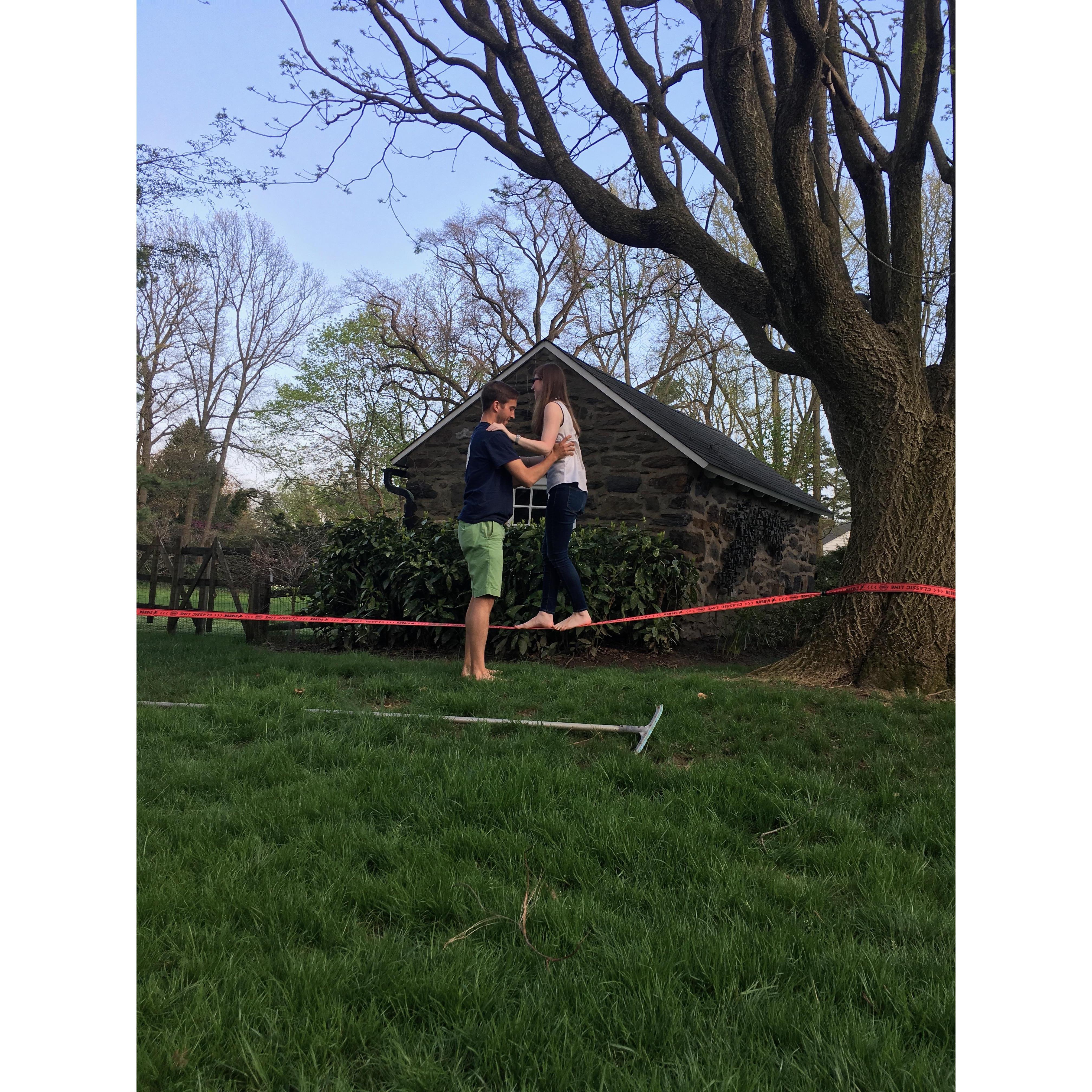 Supporting each other since day one. April 2018.