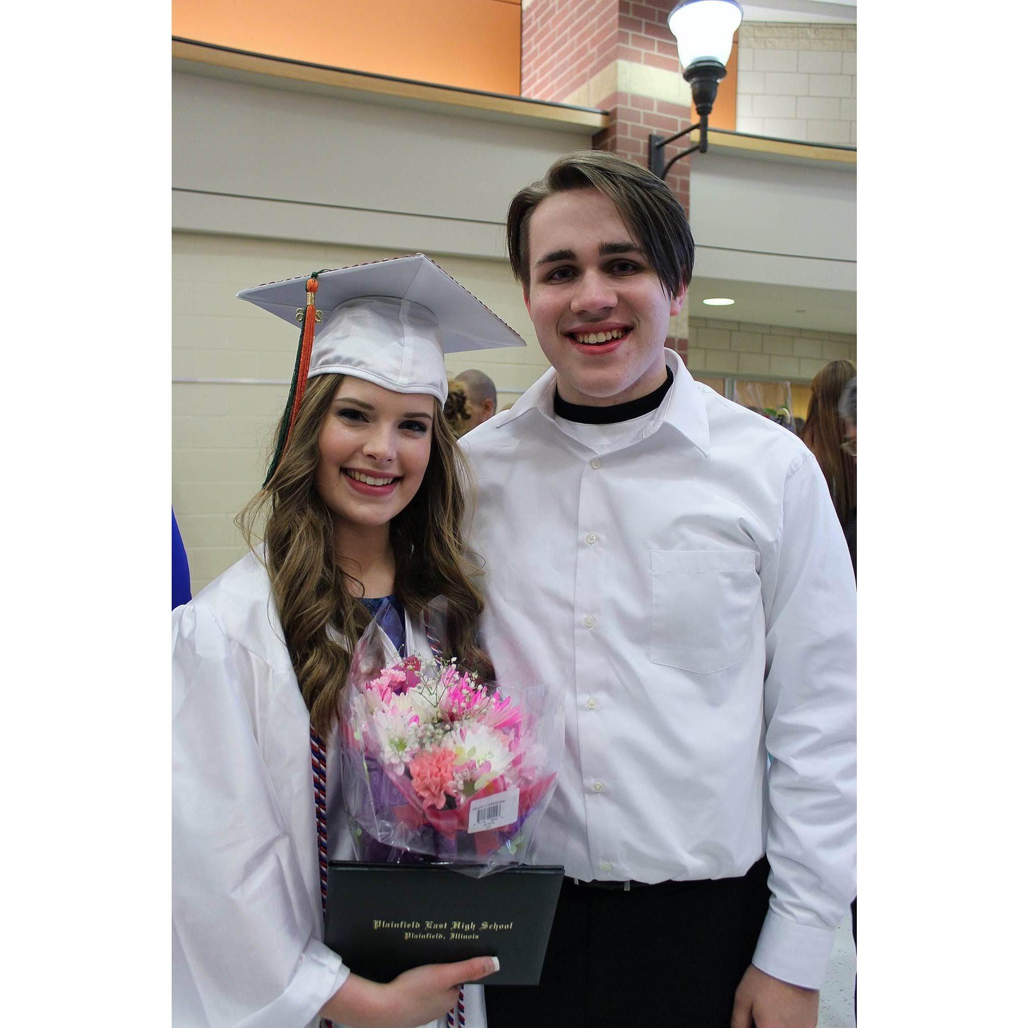 may 2016- ashton's high school graduation