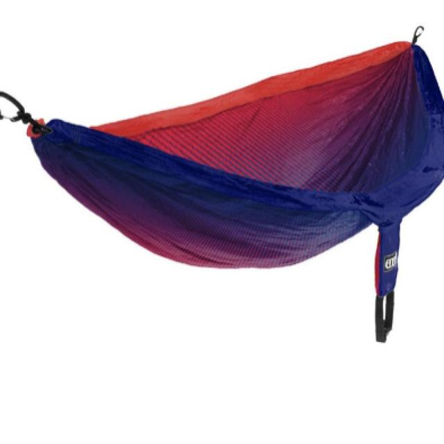 ENO DoubleNest Printed Hammock (Red Fade)