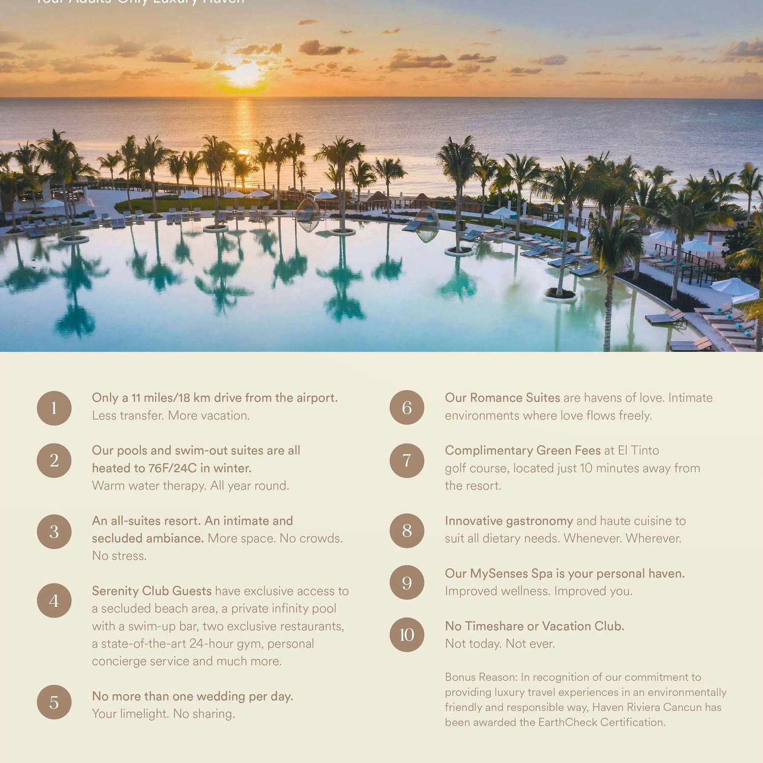 Top 10 Reasons to Choose Haven