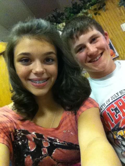 Our first picture together!! I was in the 8th grade and Casey was a freshman.