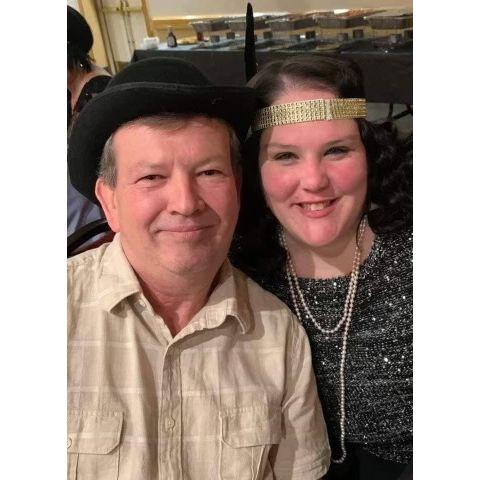 Amanda and dad