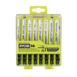 RYOBI All Purpose Jig Saw Blade Set (10-Piece) A14AK102