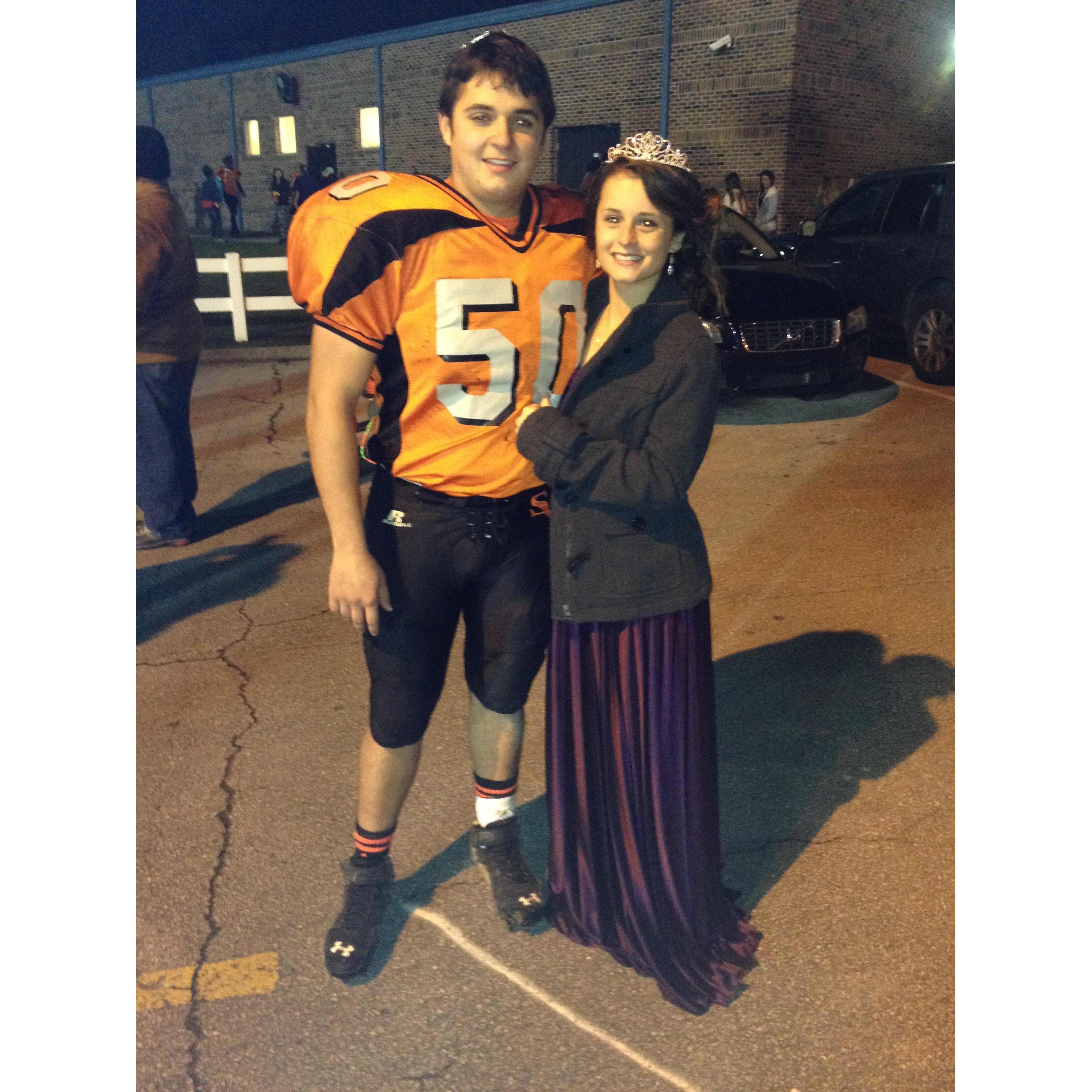 Homecoming king and queen 2014.