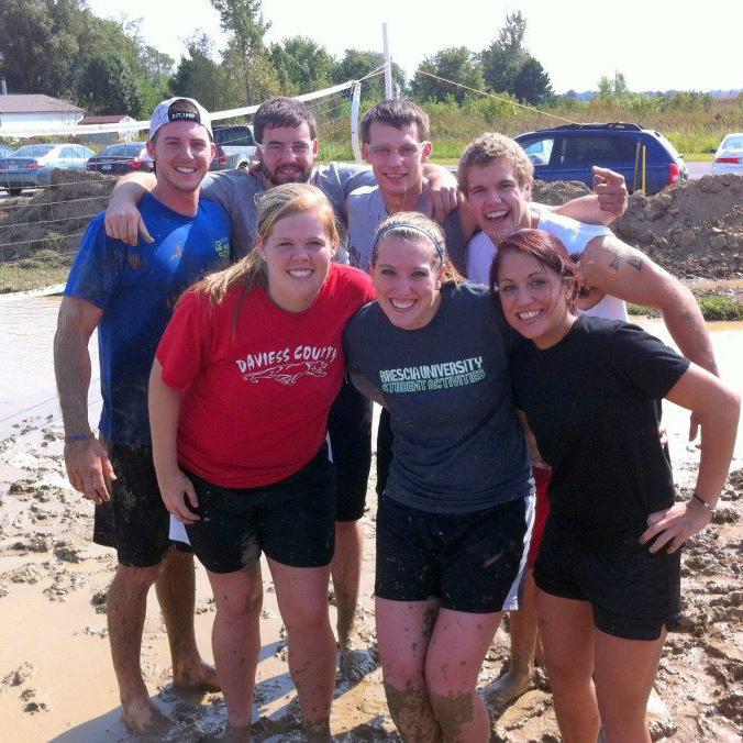 Mud volleyball champions!