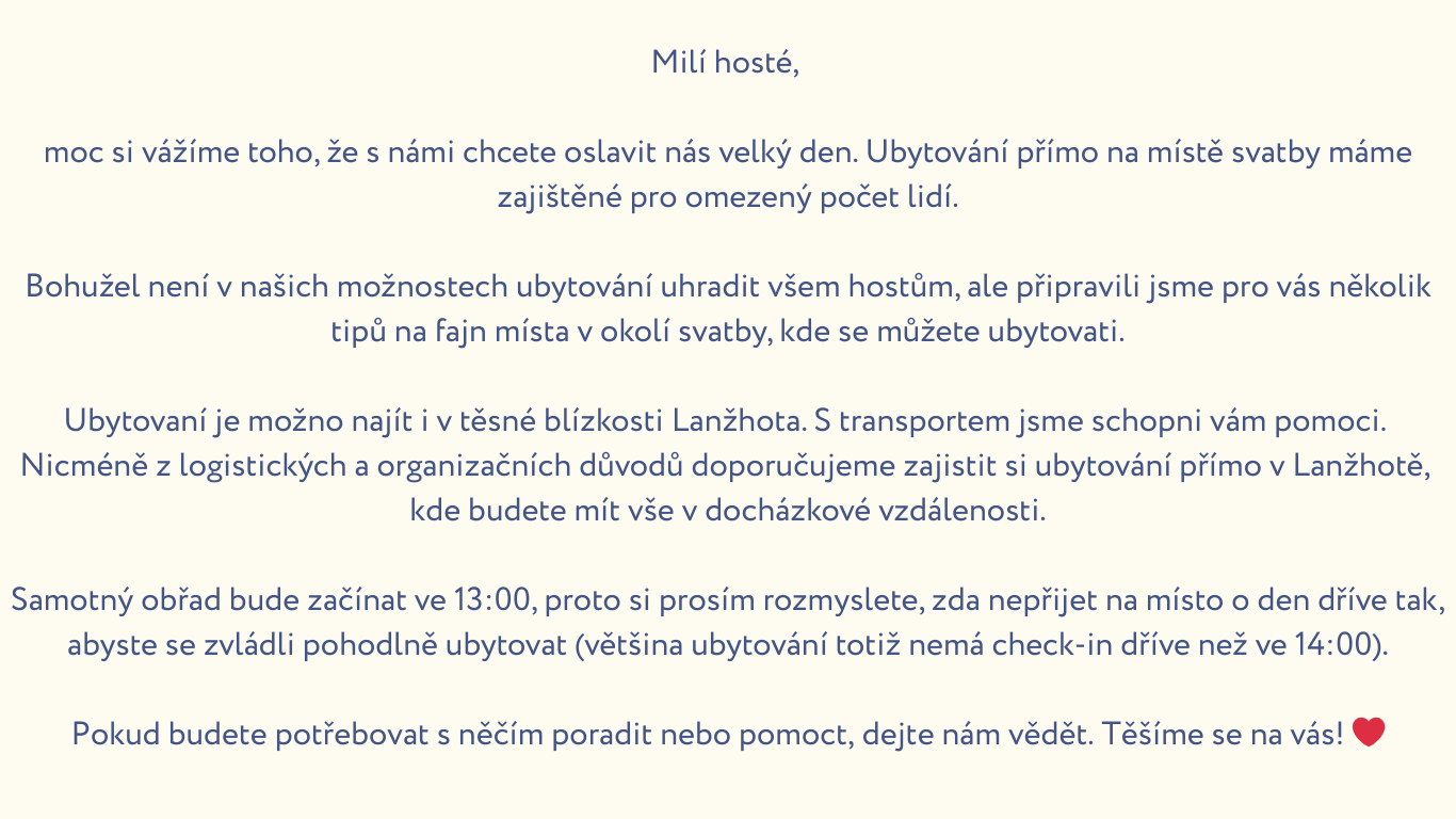 The Wedding Website of Eva Turkovičová and Lukáš Šišovský