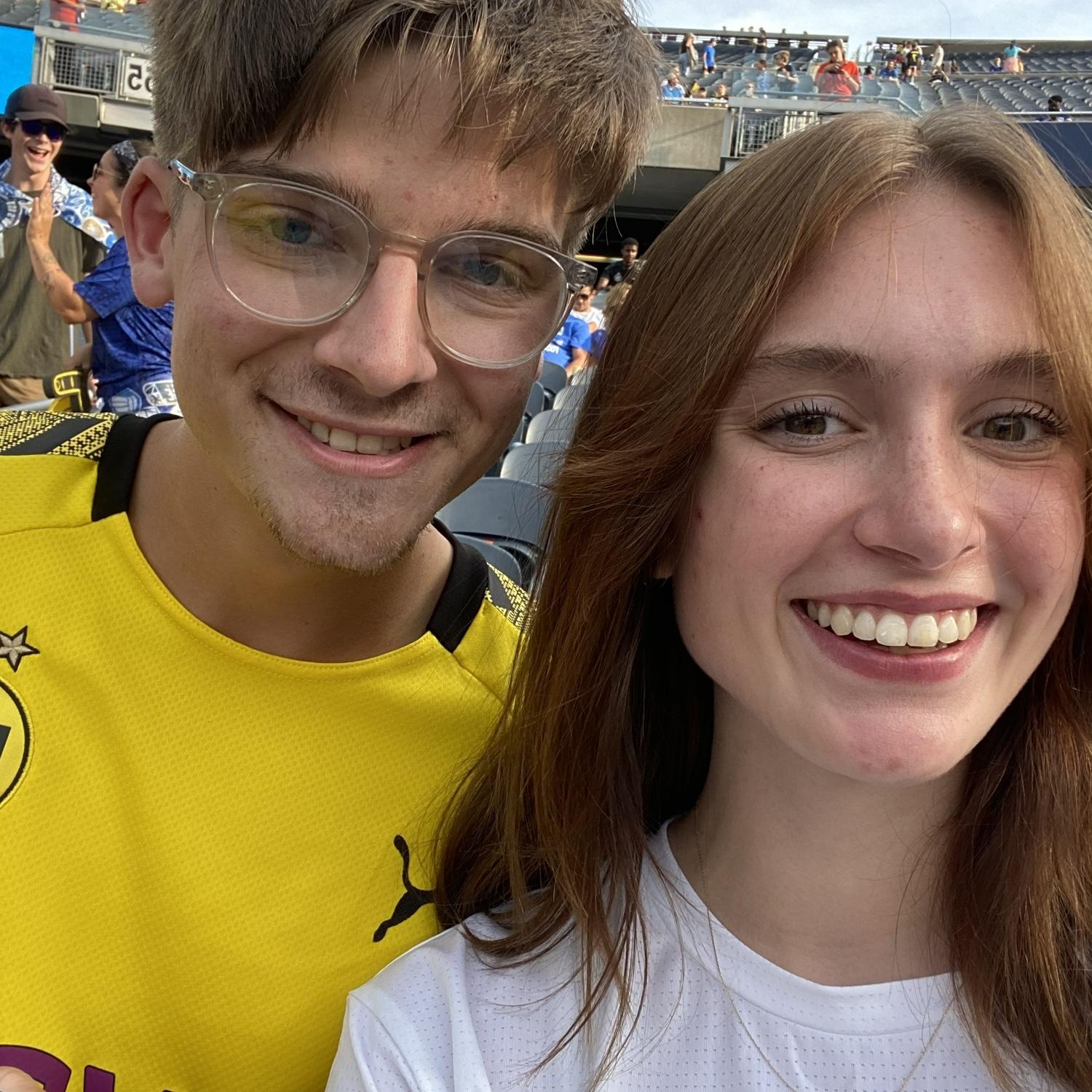 Supporting Jackson’s first love, Dortmund