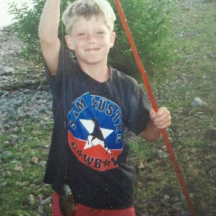 Justin’s always loved fishing! And still does