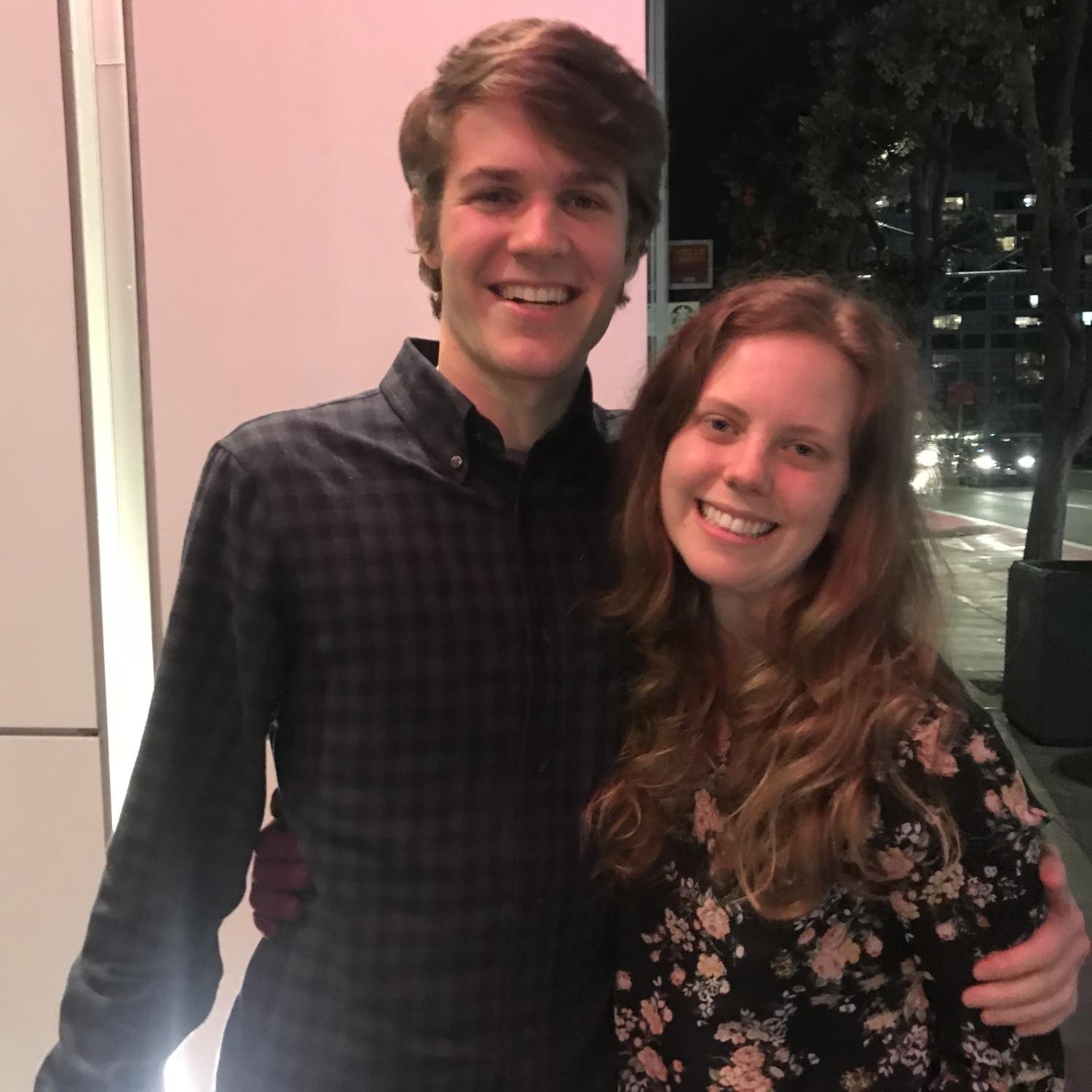 This is one of our first pictures together - it was taken a couple months into us dating