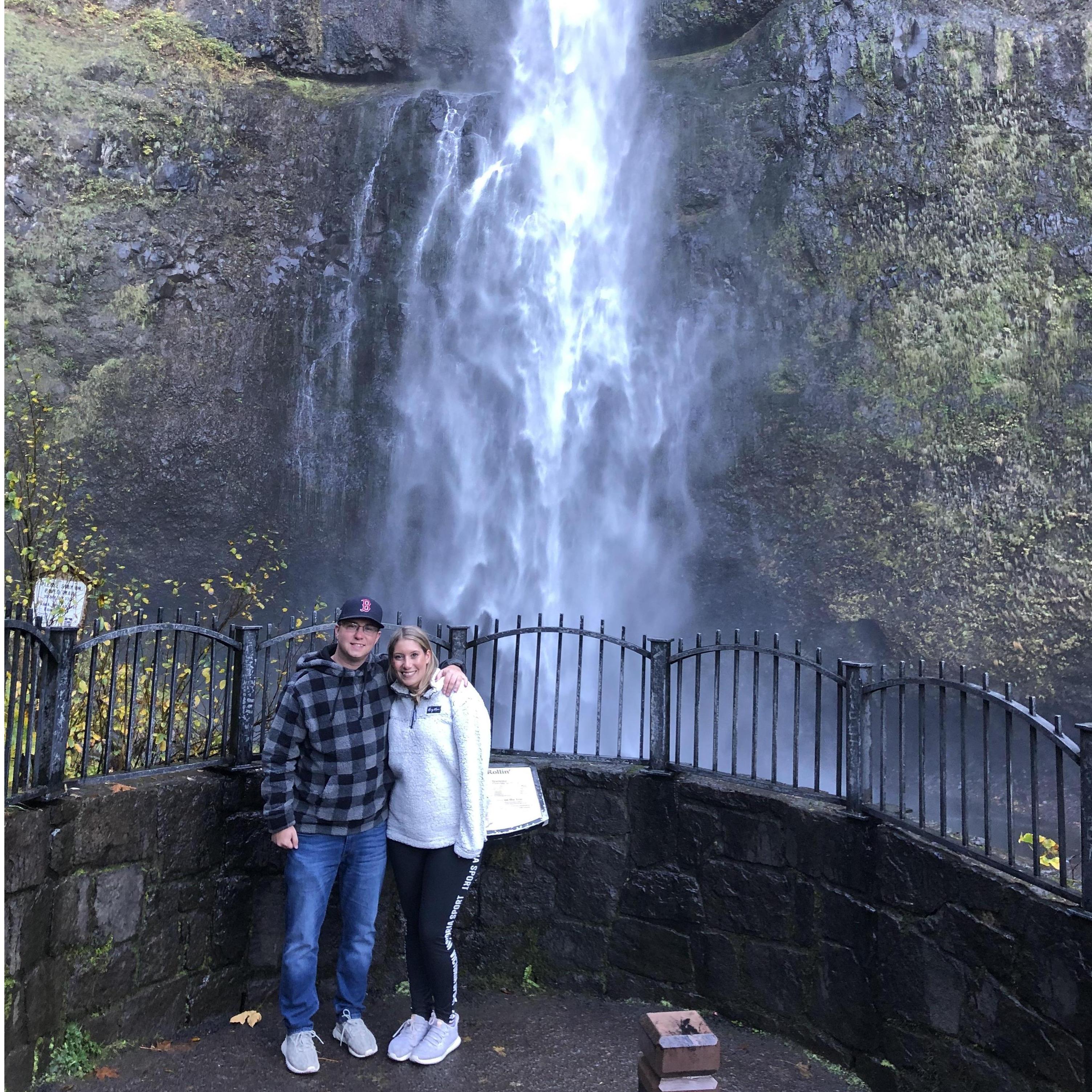 Multnomah Falls, Oregon-October 2019