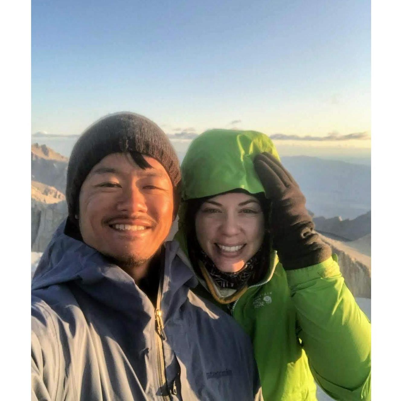 At the top of Mt Whitney