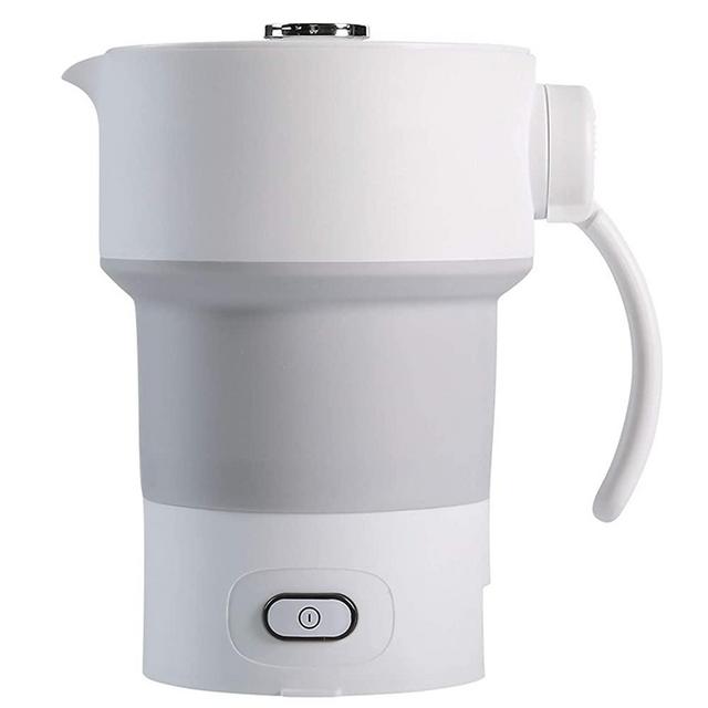 AKEFG Travel Fold Kettle, Food Grade Silicone Mini Electric Kettle Travel Outdoor, Water Heater Used in Coffee Tea Milk Collapsibl